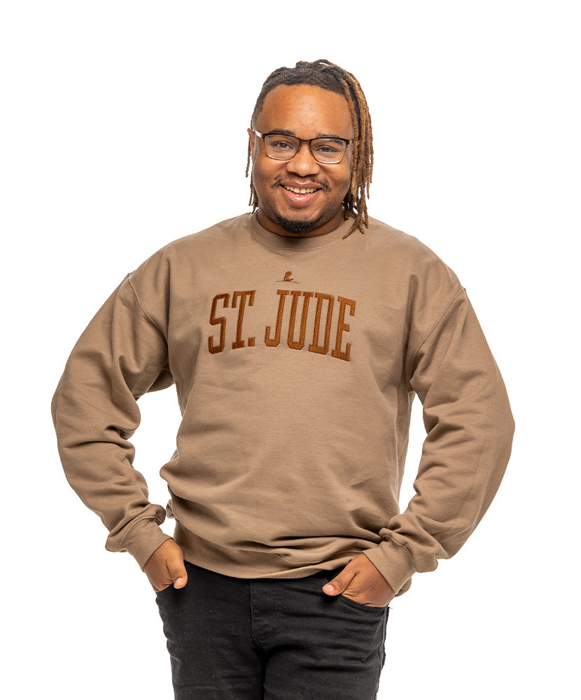 Primary image St. Jude Tonal Sweatshirt - Savana Brown